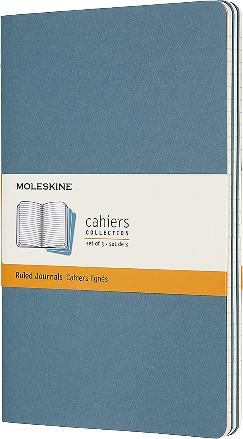 Moleskine Papir Pocket / Brisk Blue Moleskine Cahiers Journals - Linieret