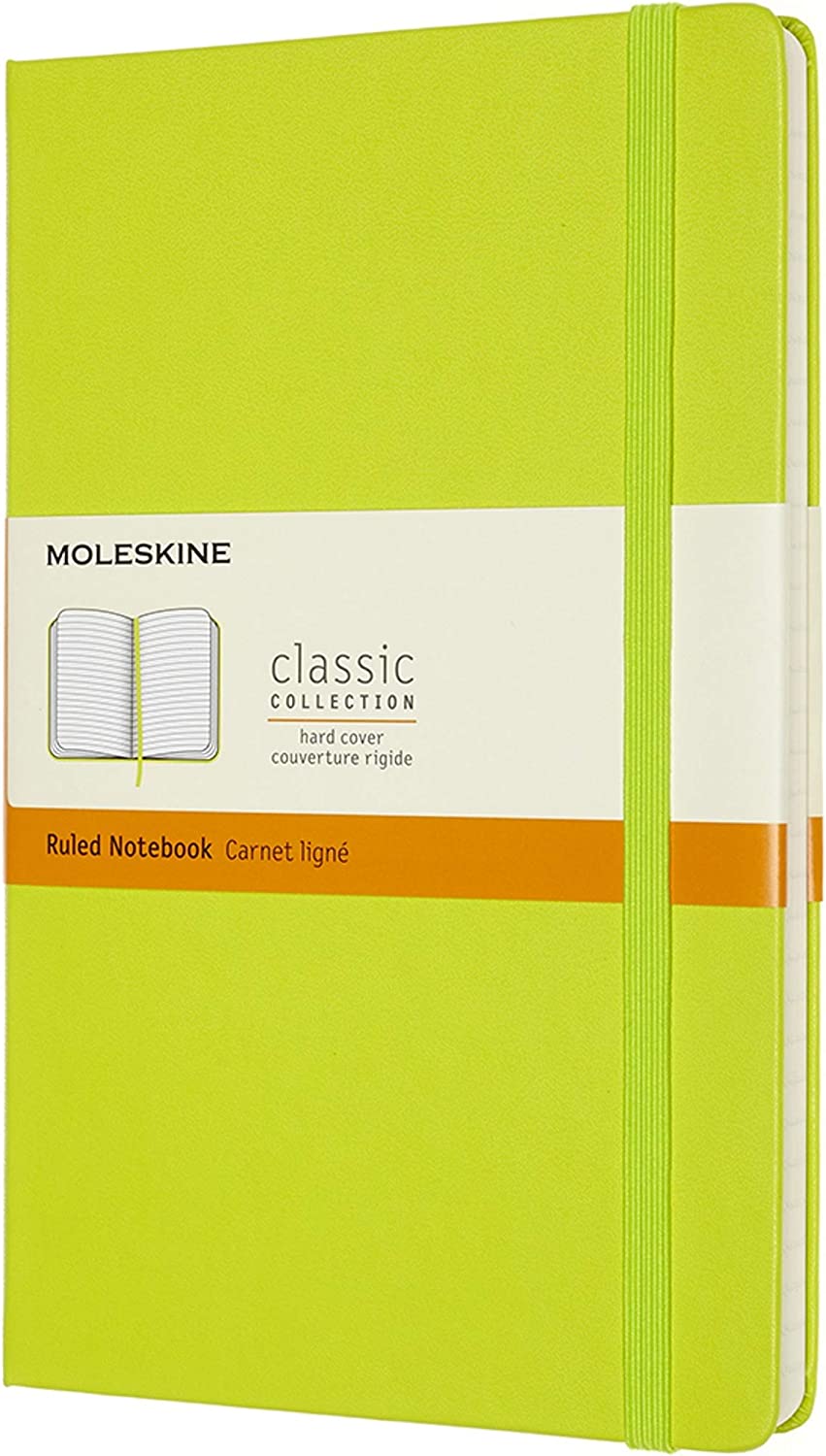 Moleskine Papir Pocket / Lemon Green / Hardcover Moleskine Classic notesbog - Linieret