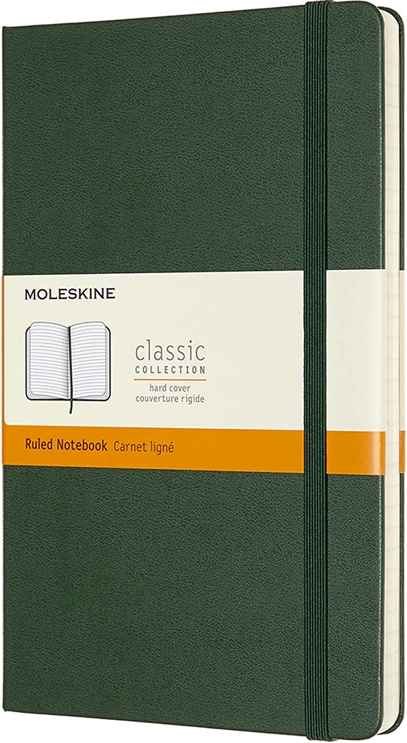 Moleskine Papir Pocket / Myrtle Green / Hardcover Moleskine Classic notesbog - Linieret