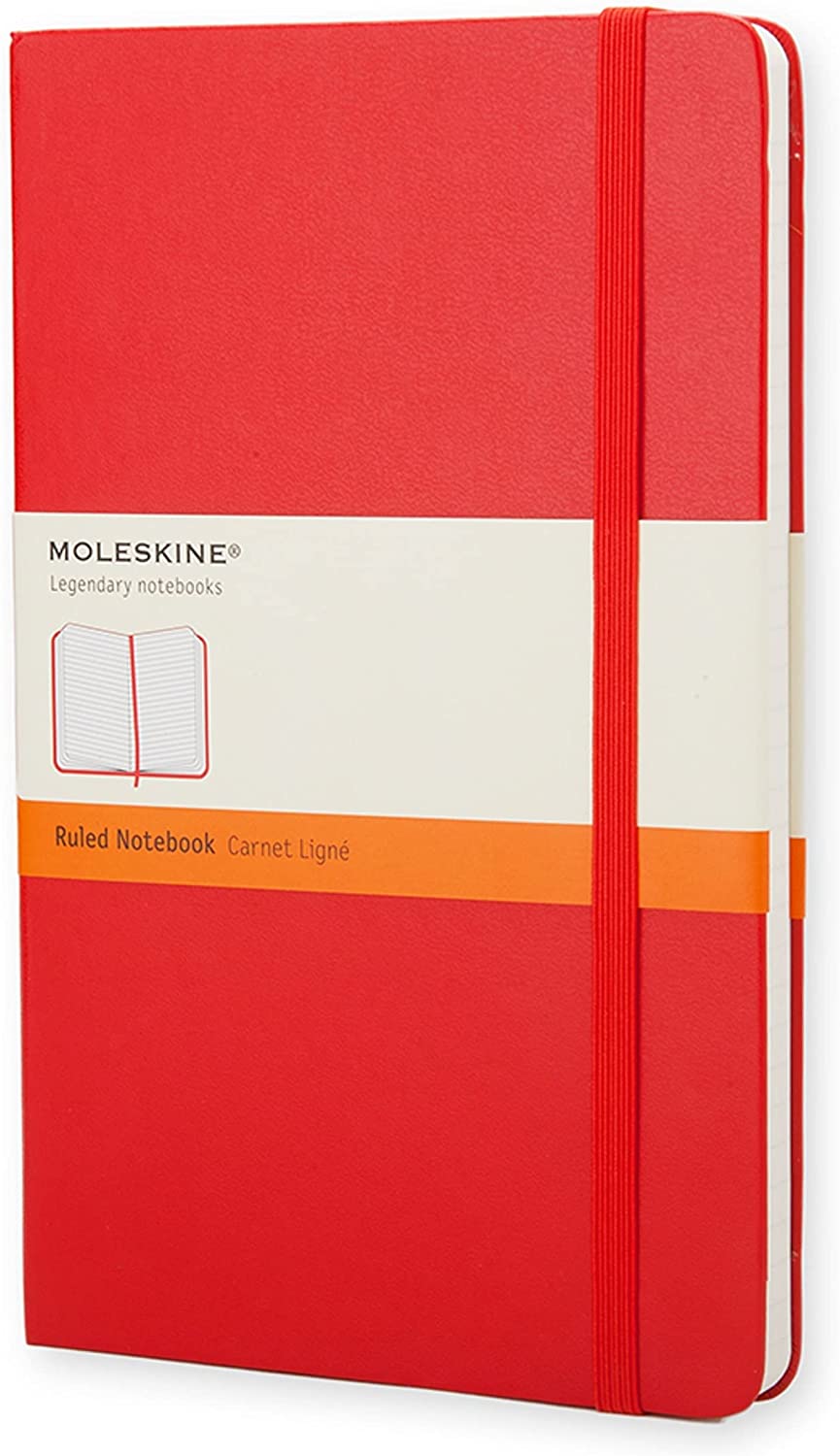 Moleskine Papir Pocket / Red / Hardcover Moleskine Classic notesbog - Linieret