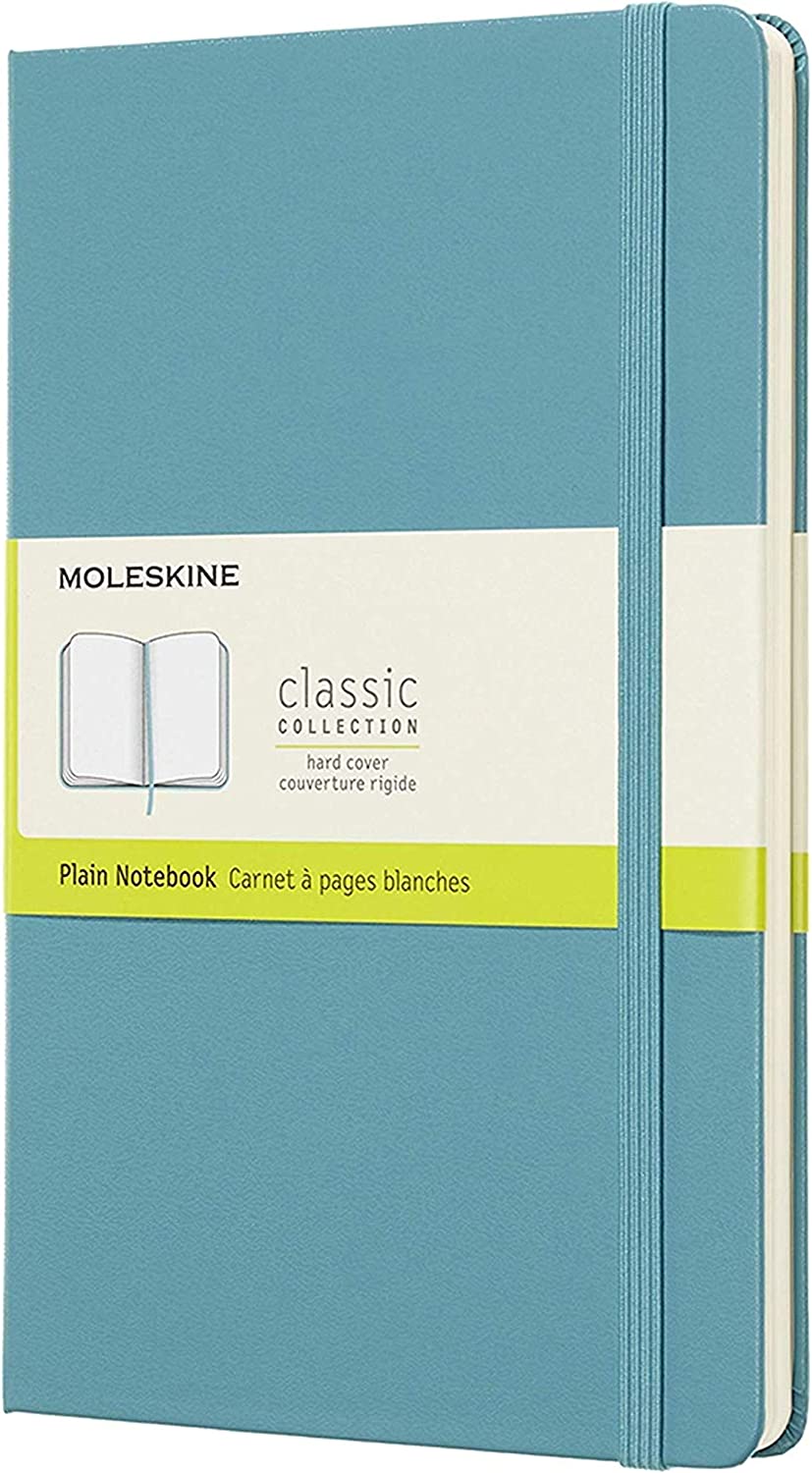 Moleskine Papir Pocket / Reef Blue / Hardcover Moleskine Classic notesbog - Plain