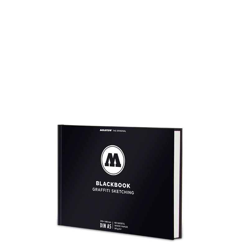 Molotow Tegnepapir A5 Molotow Original Black Book