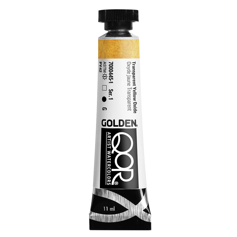 QoR Akvarelmaling 11ml Transparent Yellow Oxide