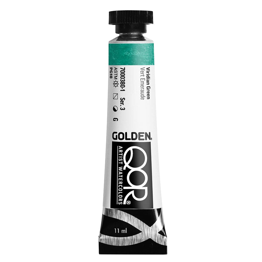 QoR Akvarelmaling 11ml Viridian Green