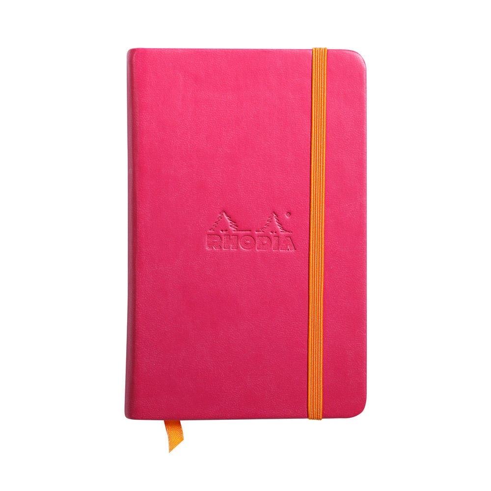 Rhodia Notesbog Rhodiarama hardcover notebook RASPBERRY 9x14cm