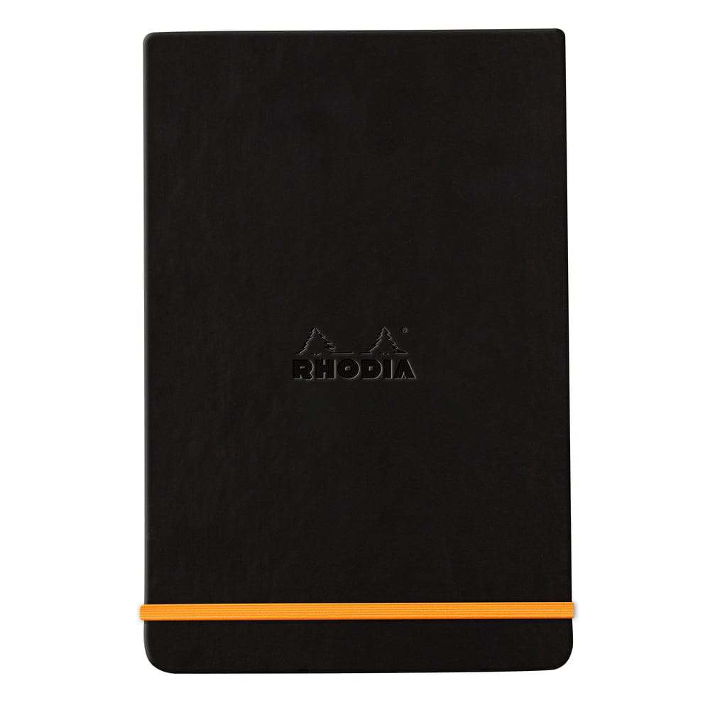 Rhodia Notesbog Rhodiarama hardcover Webnotepad BLACK 9x14 cm lined 192