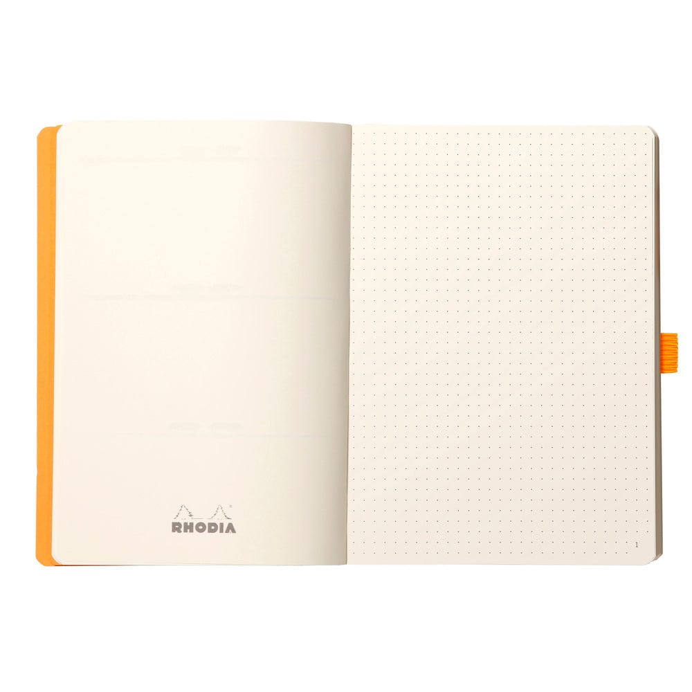 Rhodia Notesbog Rhodiarama softcover Goalbook GOLD A5 - Dot grid