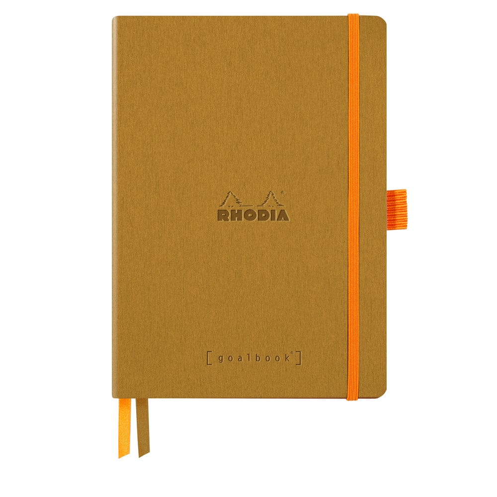 Rhodia Notesbog Rhodiarama softcover Goalbook GOLD A5 - Dot grid