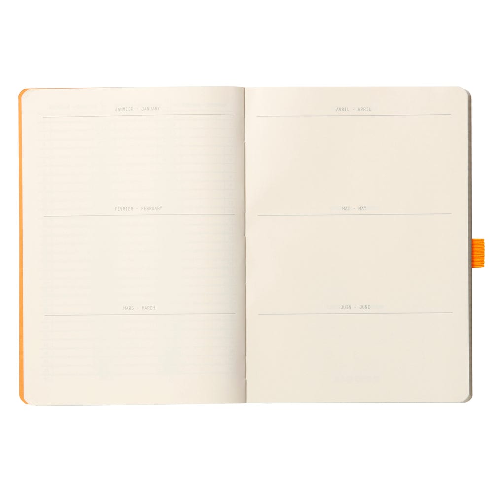 Rhodia Notesbog Rhodiarama softcover Goalbook ORANGE A5 - Dot grid