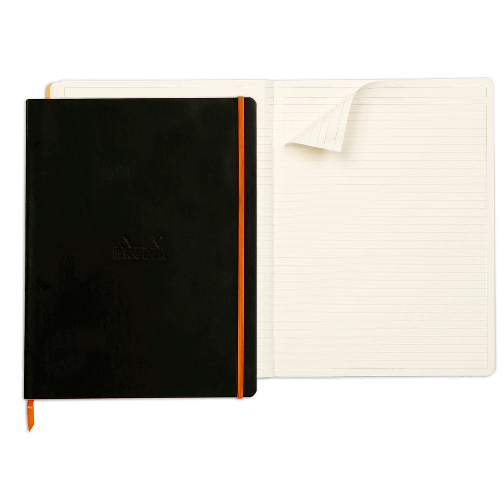 Rhodia Notesbog Rhodiarama softcover notebook BLACK A4+