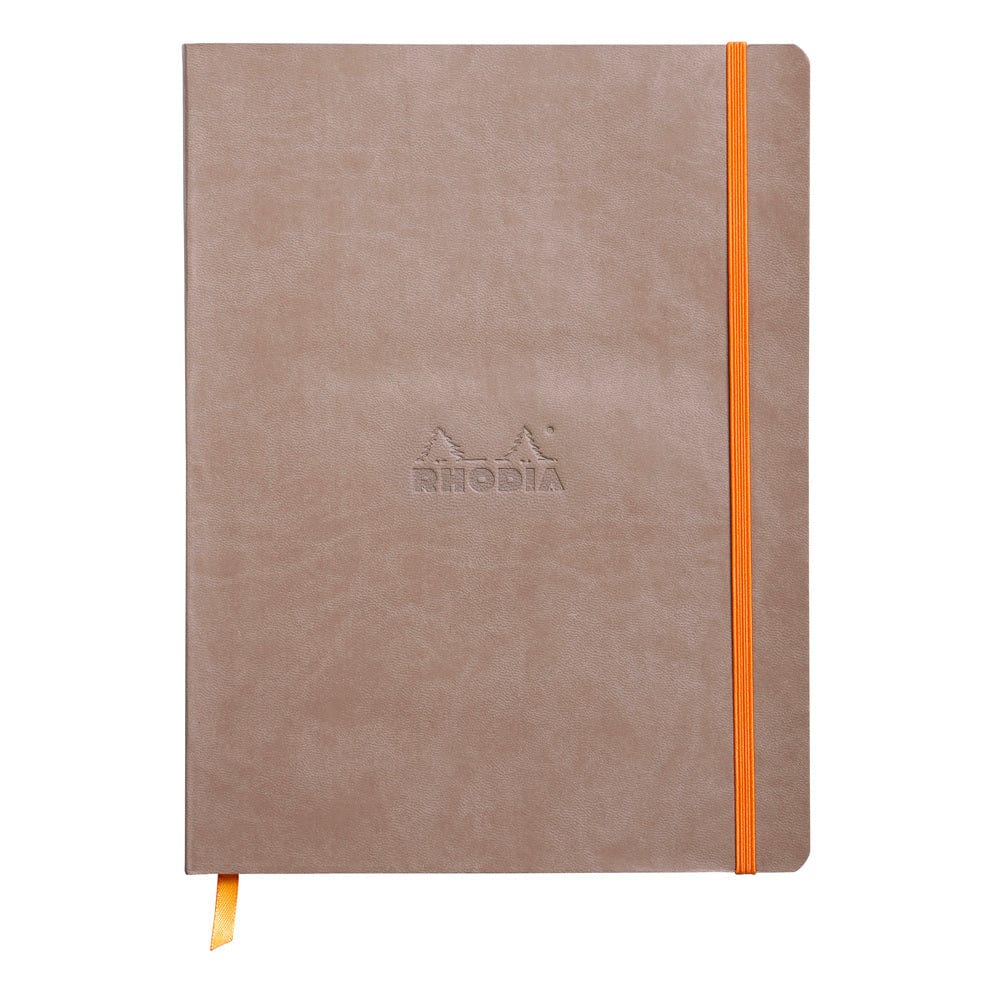 Rhodia Notesbog Rhodiarama softcover notebook TAUPE 19x25cm