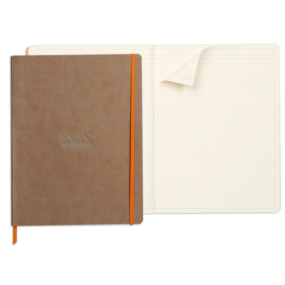 Rhodia Notesbog Rhodiarama softcover notebook TAUPE A4+