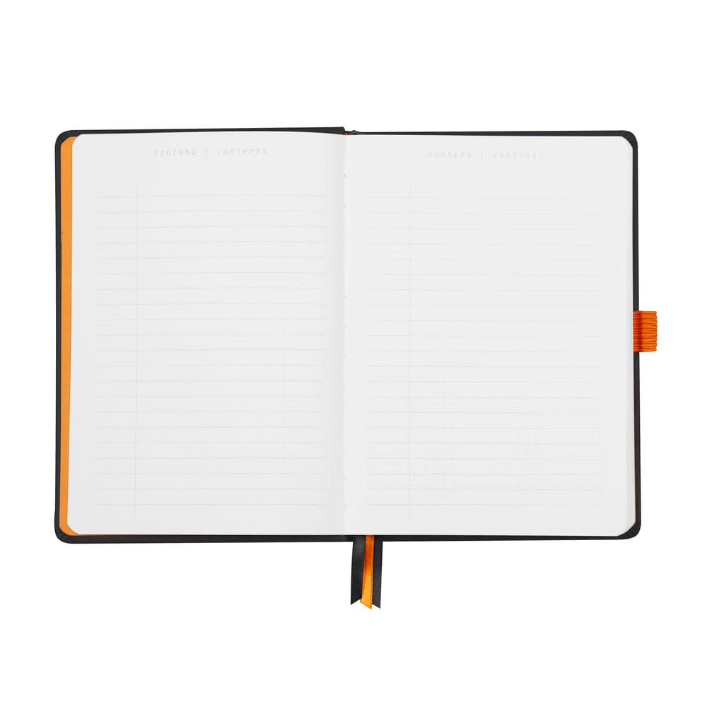 Rhodia Rhodiarama hardcover Goalbook BLACK A5 - White