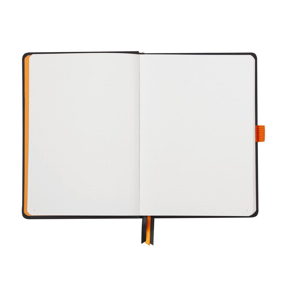 Rhodia Rhodiarama hardcover Goalbook BLACK A5 - White