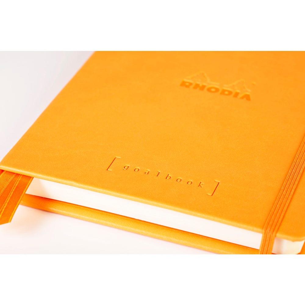 Rhodia Rhodiarama hardcover Goalbook ORANGE A5 - Ivory