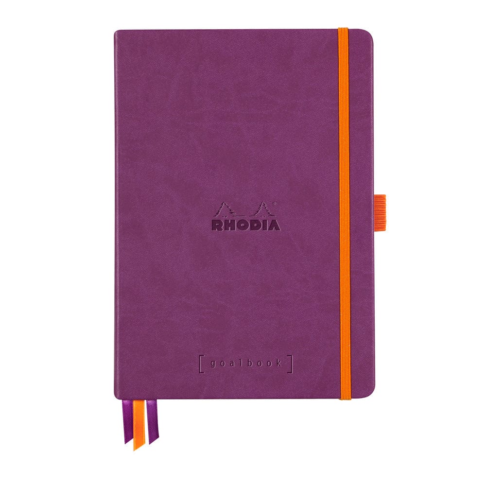 Rhodia Rhodiarama hardcover Goalbook PURPLE A5 - Ivory