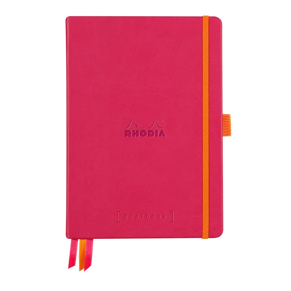 Rhodia Rhodiarama hardcover Goalbook RASPBERRY A5 - Ivory