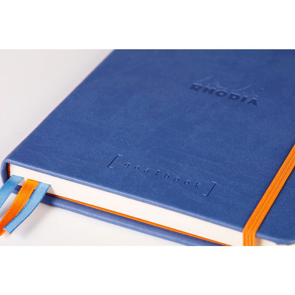 Rhodia Rhodiarama hardcover Goalbook SAPPHIRE A5 - White