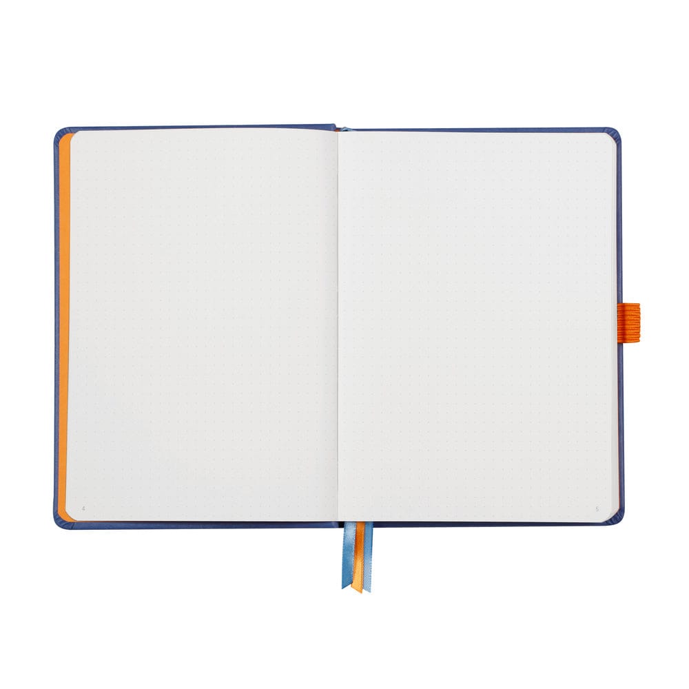 Rhodia Rhodiarama hardcover Goalbook SAPPHIRE A5 - White