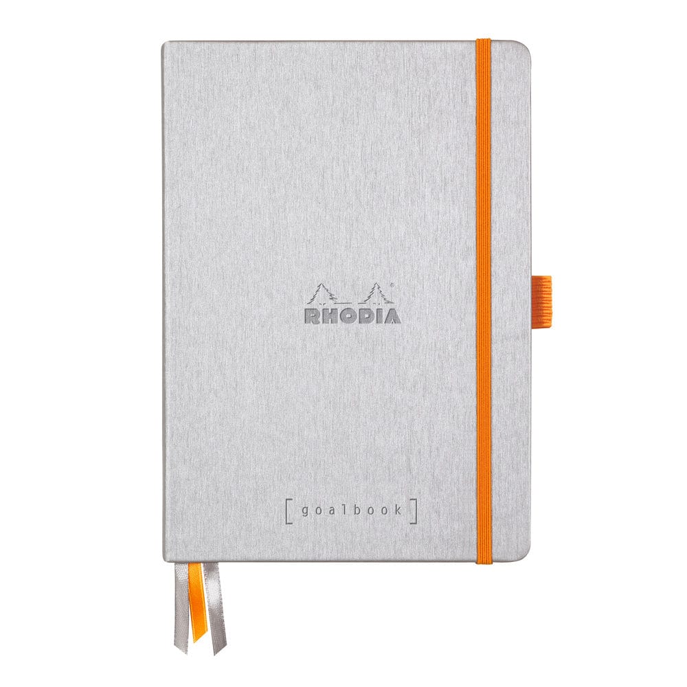 Rhodia Rhodiarama hardcover Goalbook SILVER A5 1
