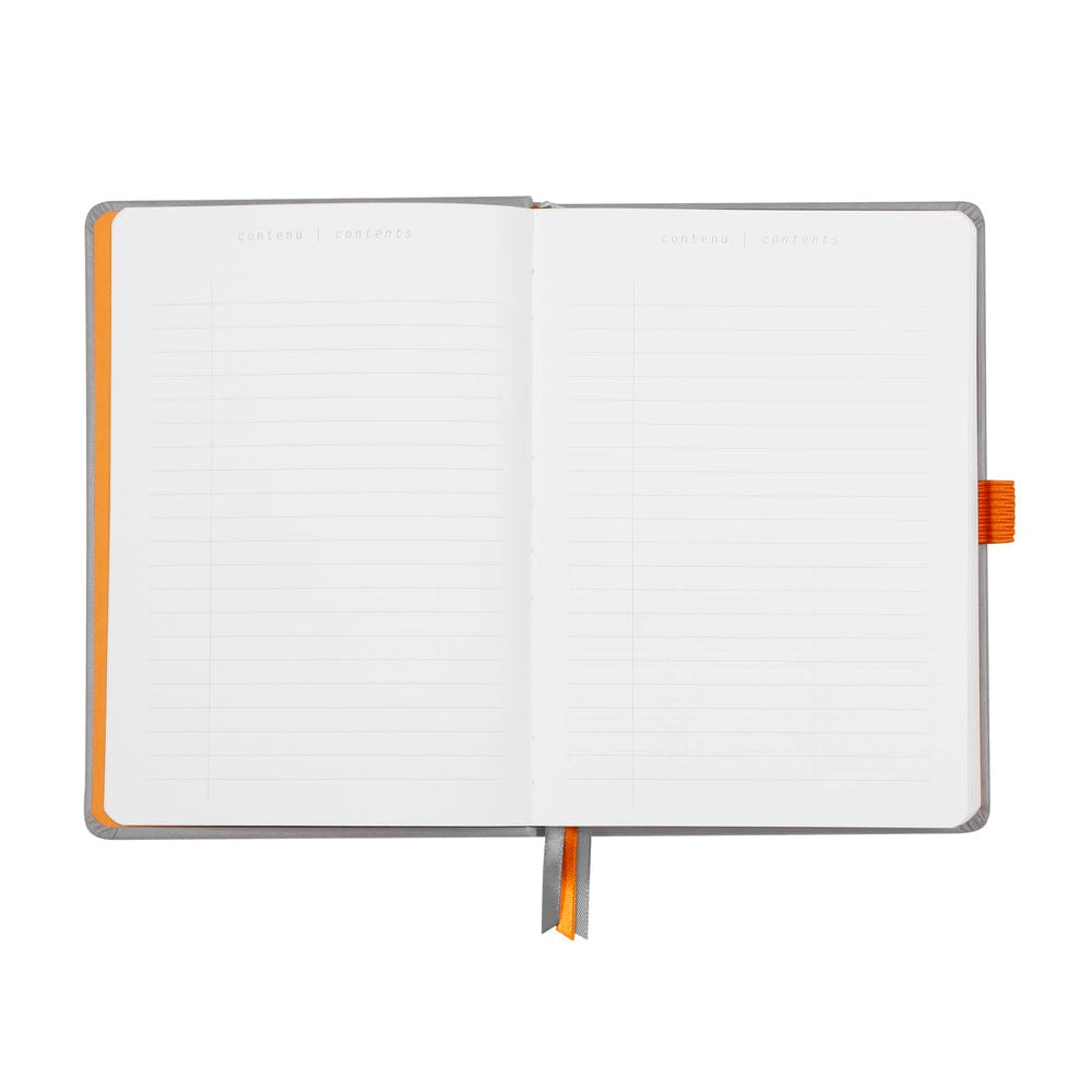 Rhodia Rhodiarama hardcover Goalbook SILVER A5