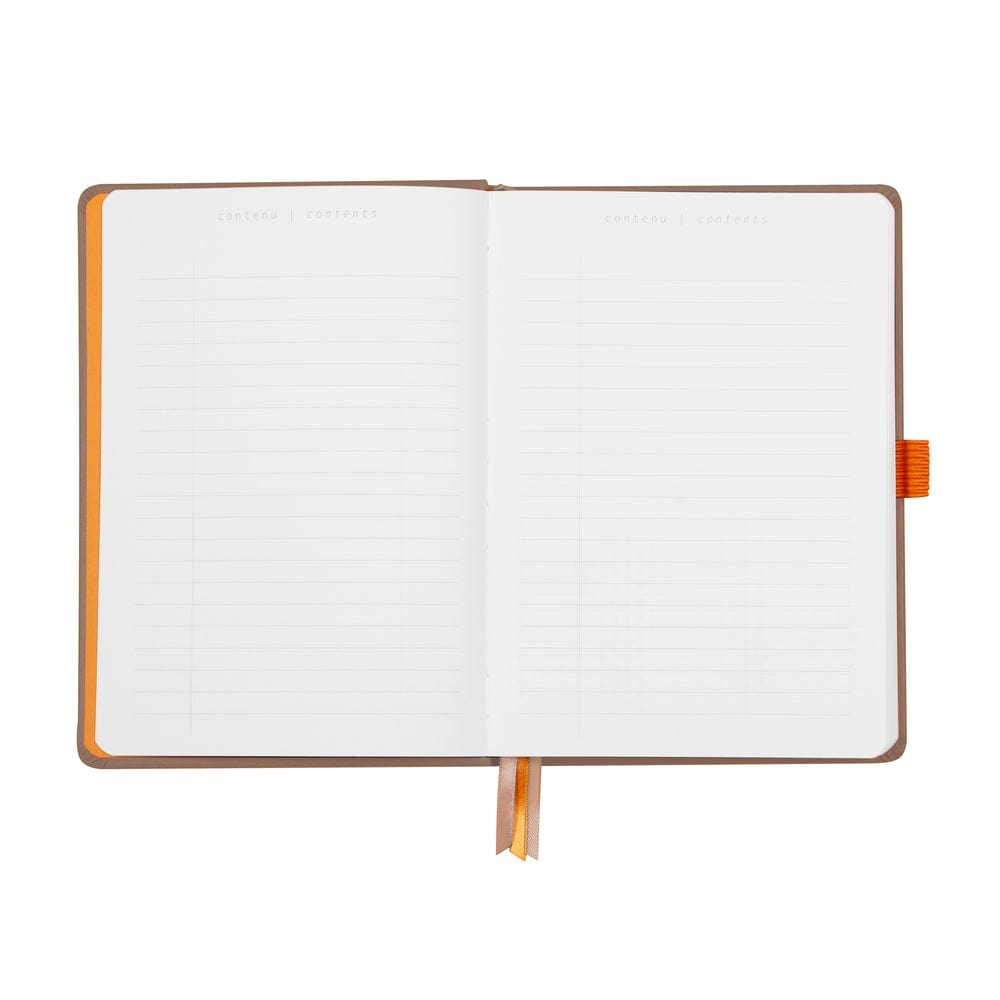 Rhodia Rhodiarama hardcover Goalbook TAUPE A5 - White