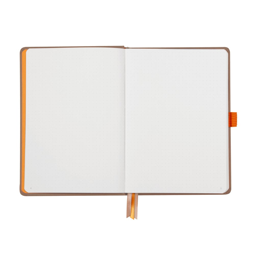Rhodia Rhodiarama hardcover Goalbook TAUPE A5 - White
