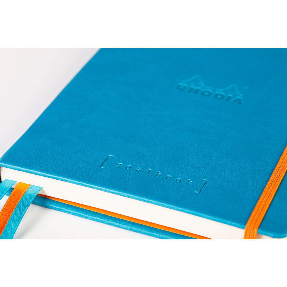 Rhodia Rhodiarama hardcover Goalbook TURQUOISE A5 -White