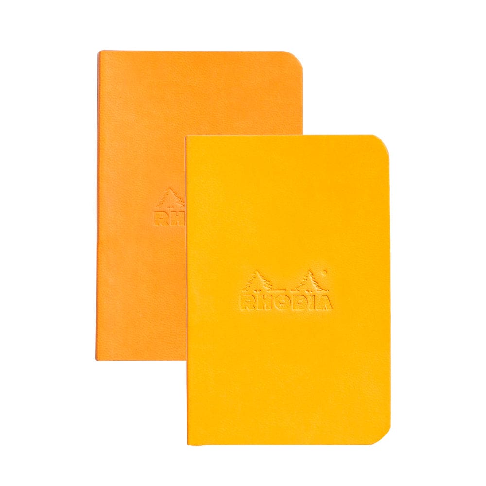 Rhodia Rhodiarama set of 2 Minibooks ORANGE&DAFFODIL