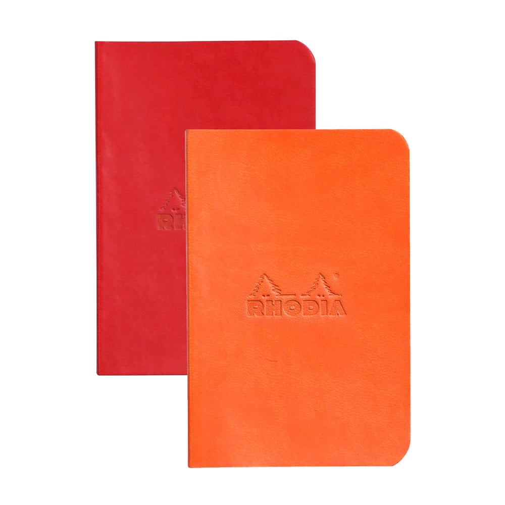 Rhodia Rhodiarama set of 2 Minibooks POPPY&TANGERINE
