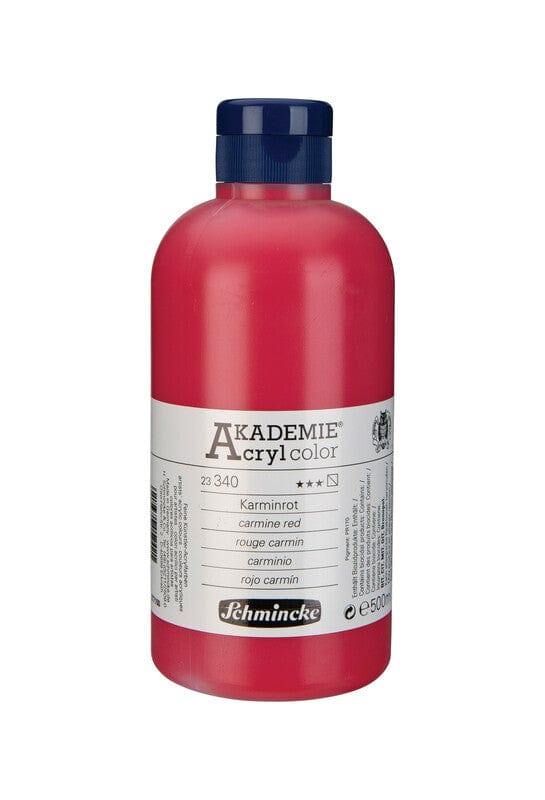 Schmincke Akademie Akryl 500ml Cadmium Red Hue Dark