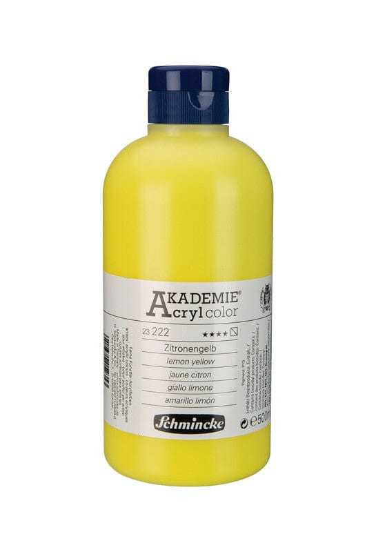 Schmincke Akademie Akryl 500ml Lemon Yellow