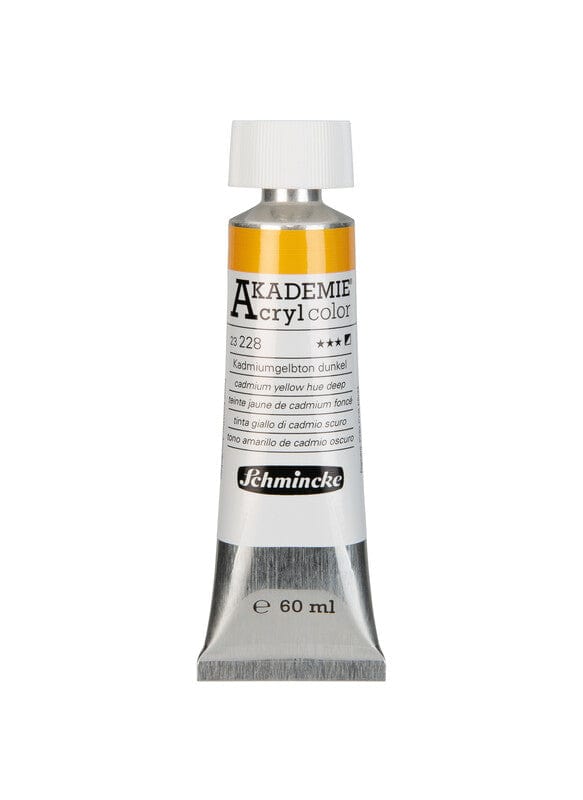 Schmincke Akademie Akryl 60ml Cadmium Yellow Hue Deep