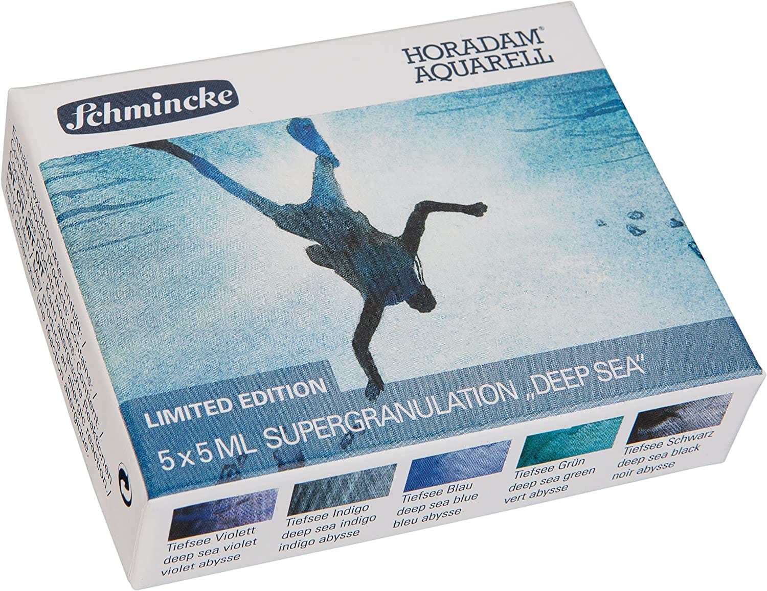 Schmincke Akvarelmaling Schmincke Super Granulating Deep Sea 5x15ml sæt