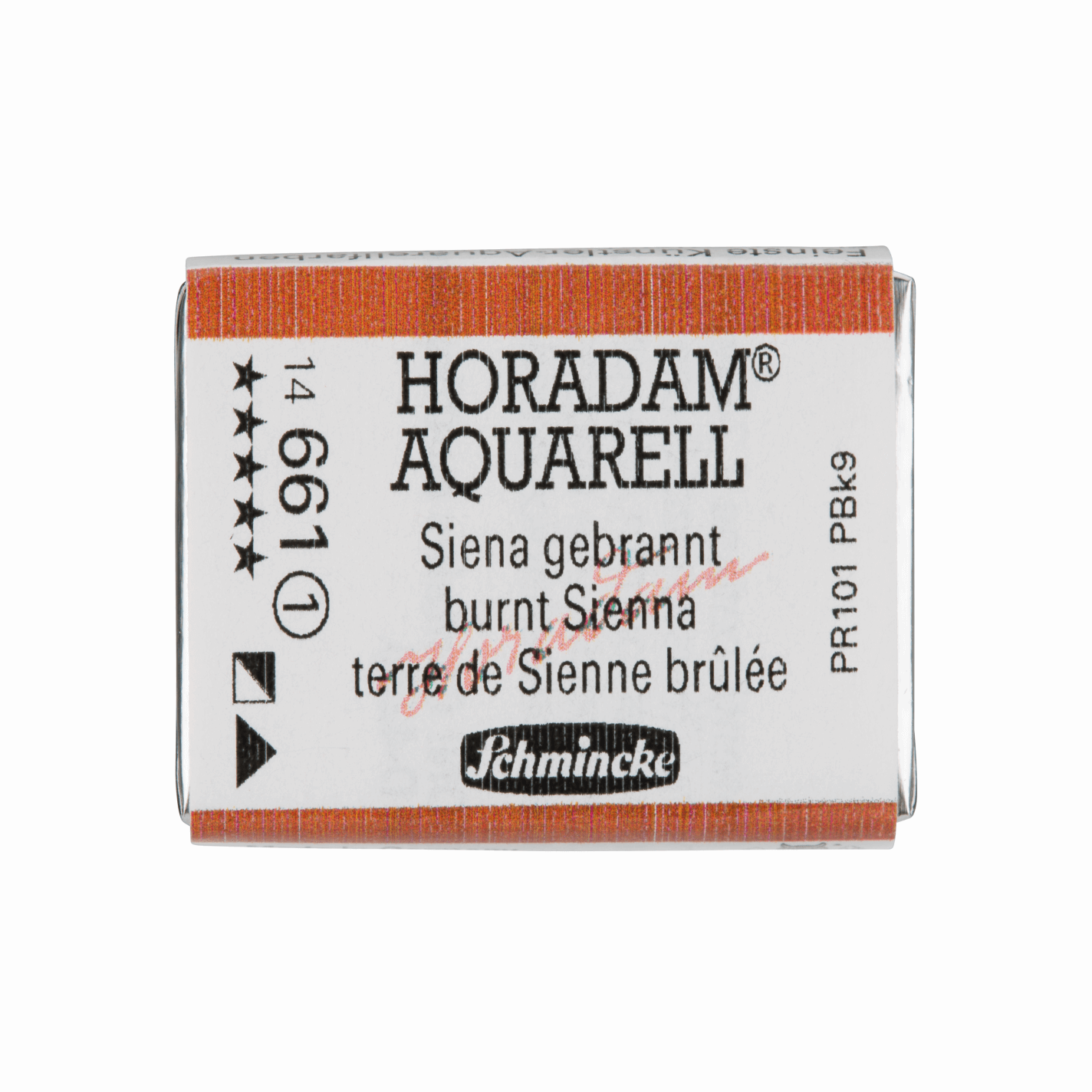 Schmincke Horadam Aquarell pans 1/1 pan Burnt Sienna