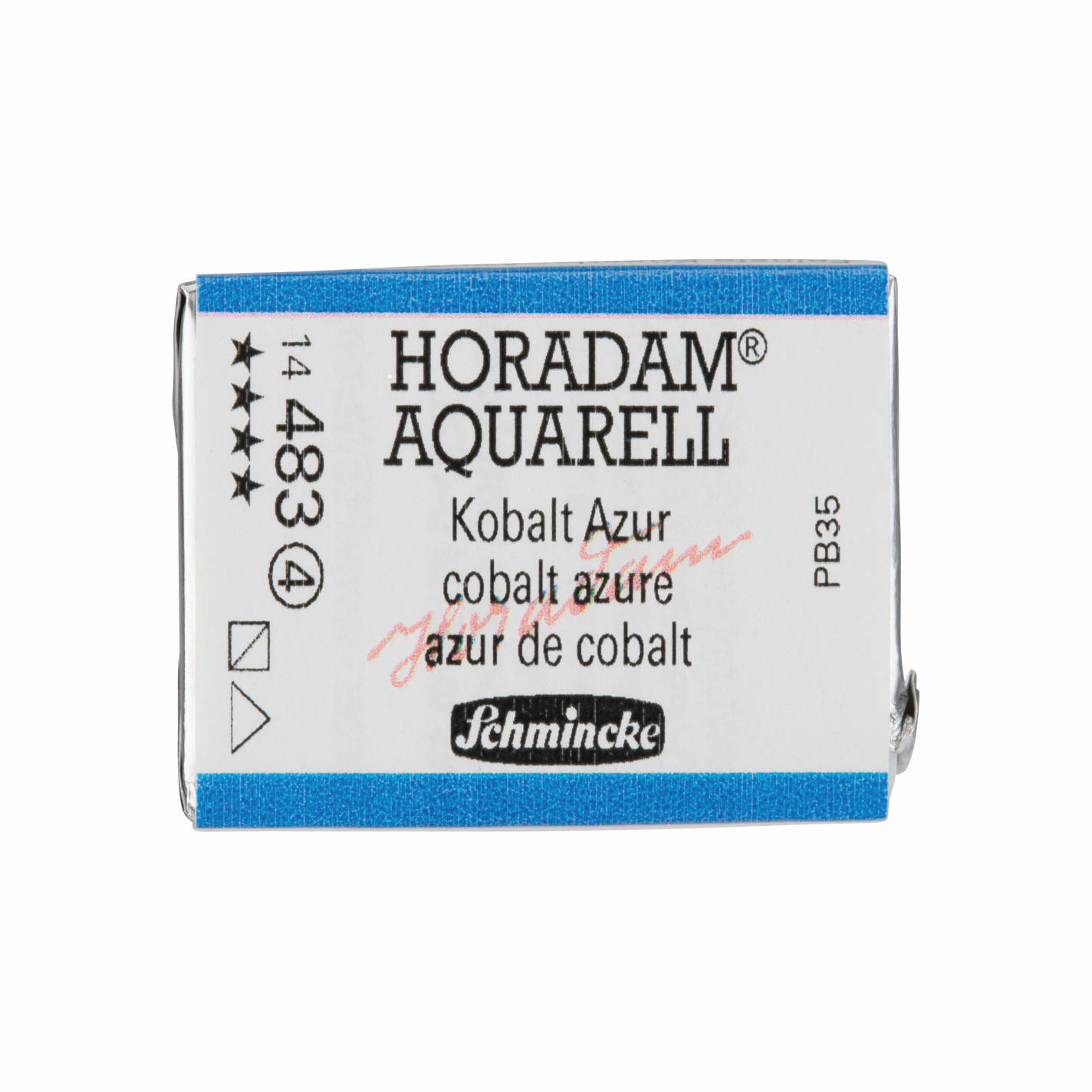 Schmincke Horadam Aquarell pans 1/1 pan Cobalt Azure