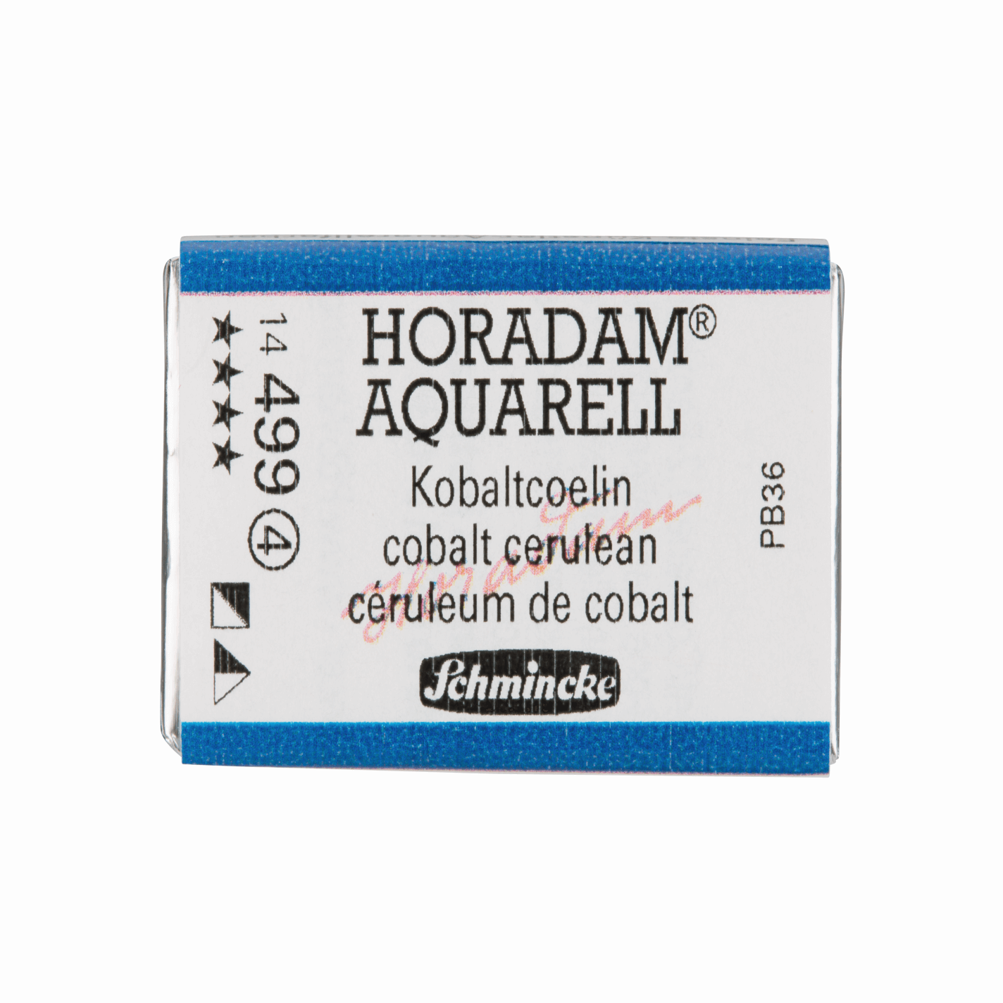 Schmincke Horadam Aquarell pans 1/1 pan Cobalt Cerulean