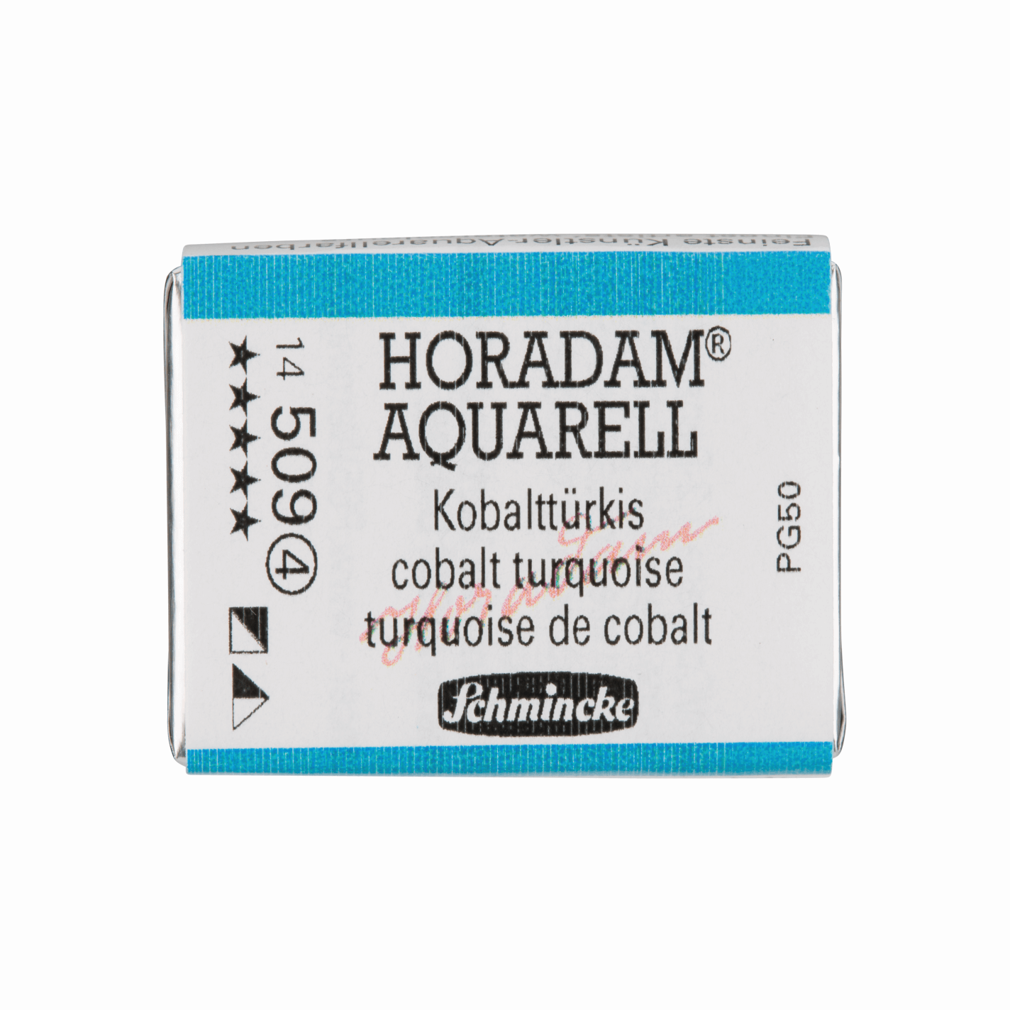 Schmincke Horadam Aquarell pans 1/1 pan Cobalt Turquoise