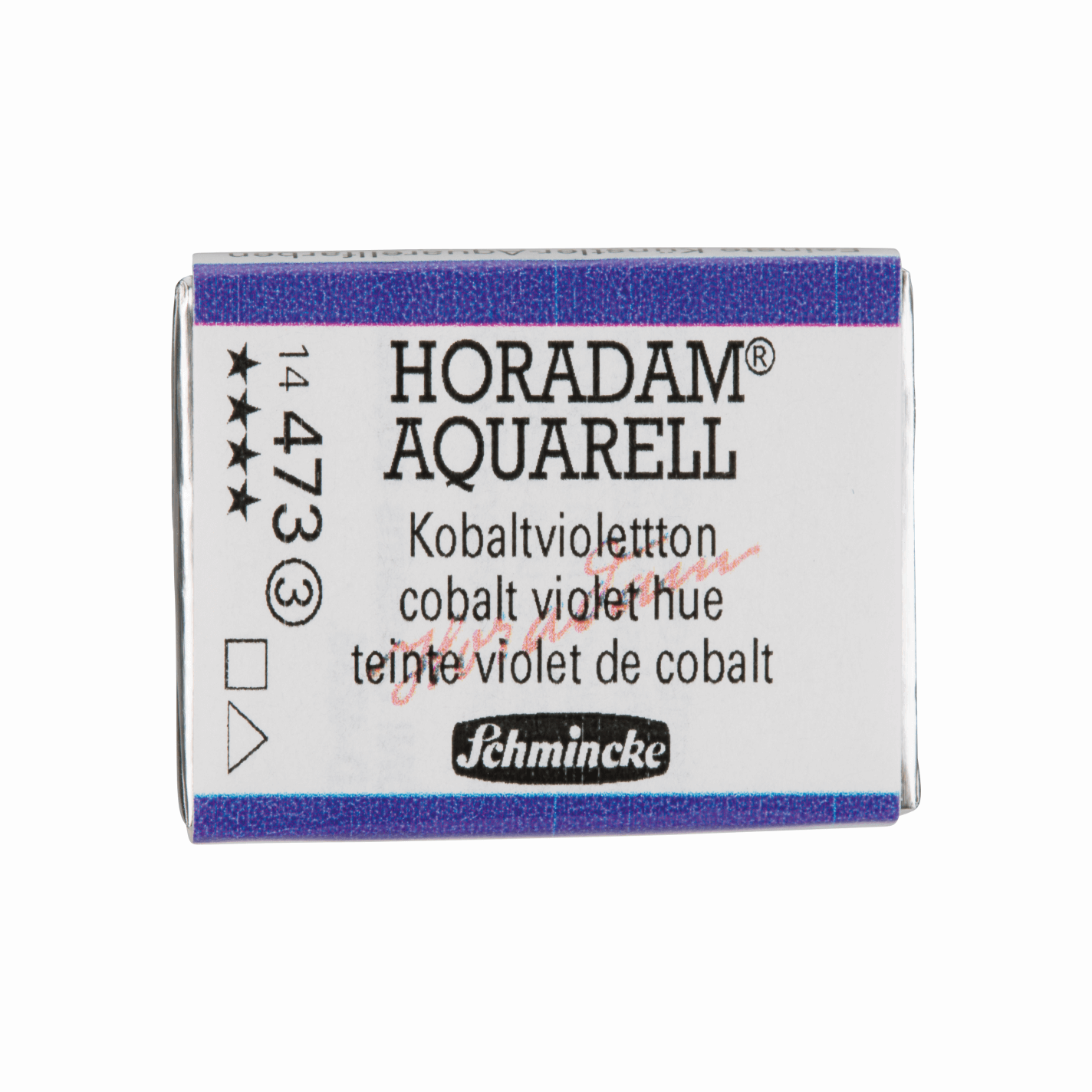 Schmincke Horadam Aquarell pans 1/1 pan Cobalt Violet Hue