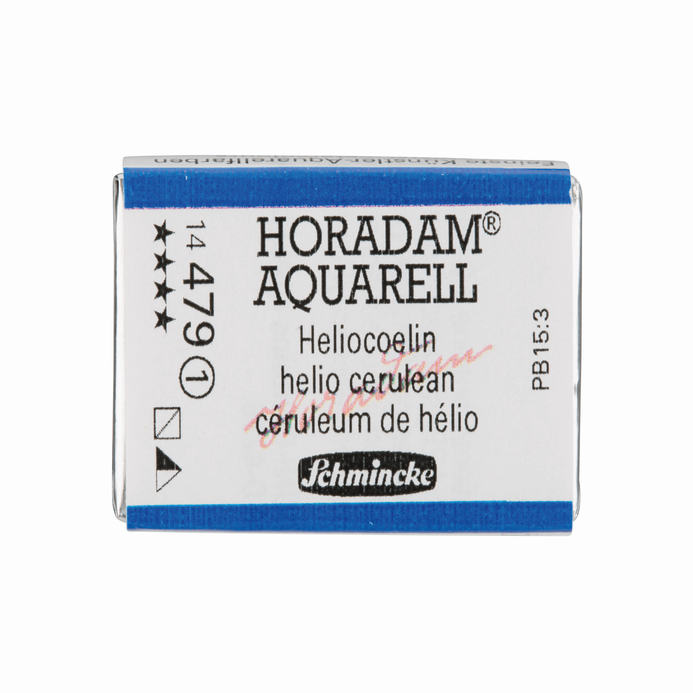 Schmincke Horadam Aquarell pans 1/1 pan Helio Cerulean