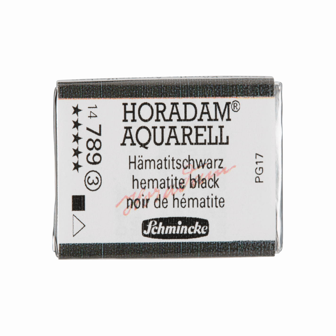 Schmincke Horadam Aquarell pans 1/1 pan Hematite Black