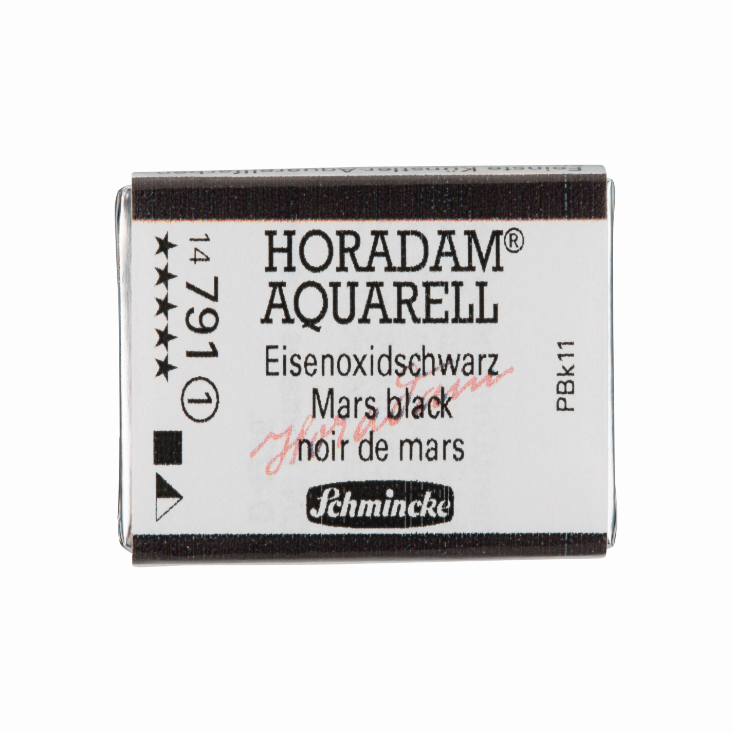 Schmincke Horadam Aquarell pans 1/1 pan Mars Black