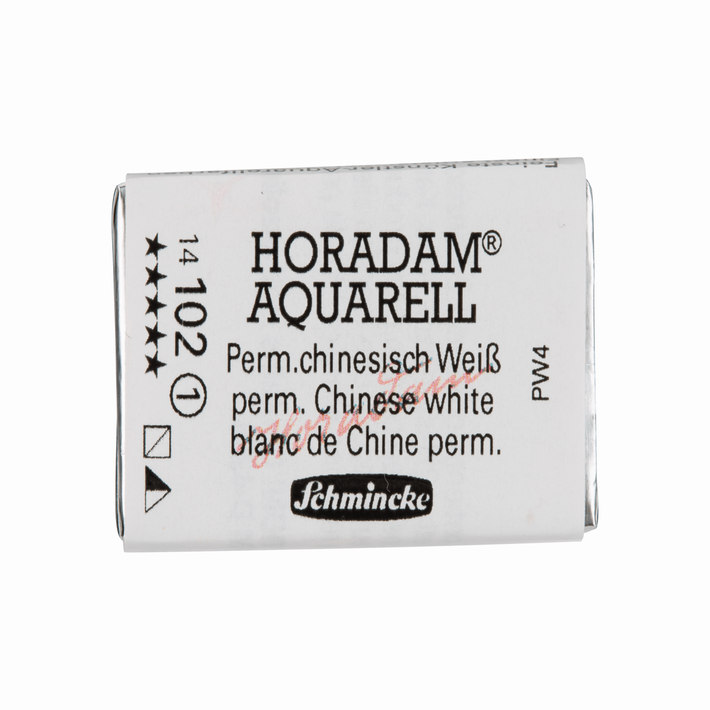 Schmincke Horadam Aquarell pans 1/1 pan permanent Chinese white