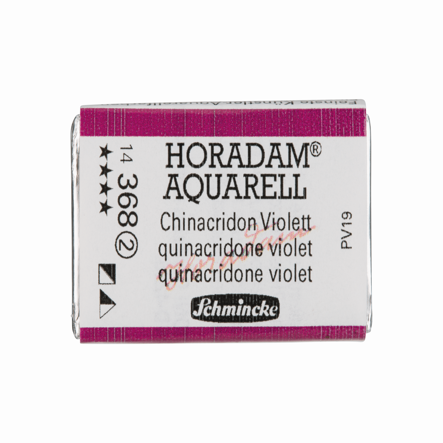 Schmincke Horadam Aquarell pans 1/1 pan Quinacridone Violet