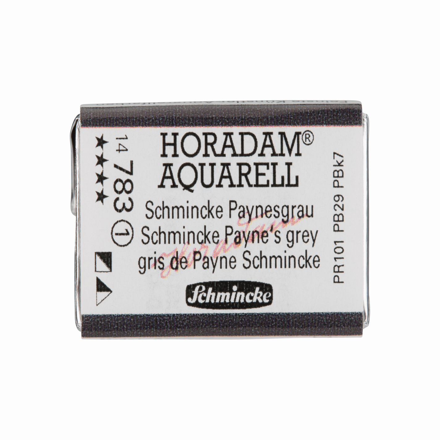 Schmincke Horadam Aquarell pans 1/1 pan Schmincke Payne‘s Grey