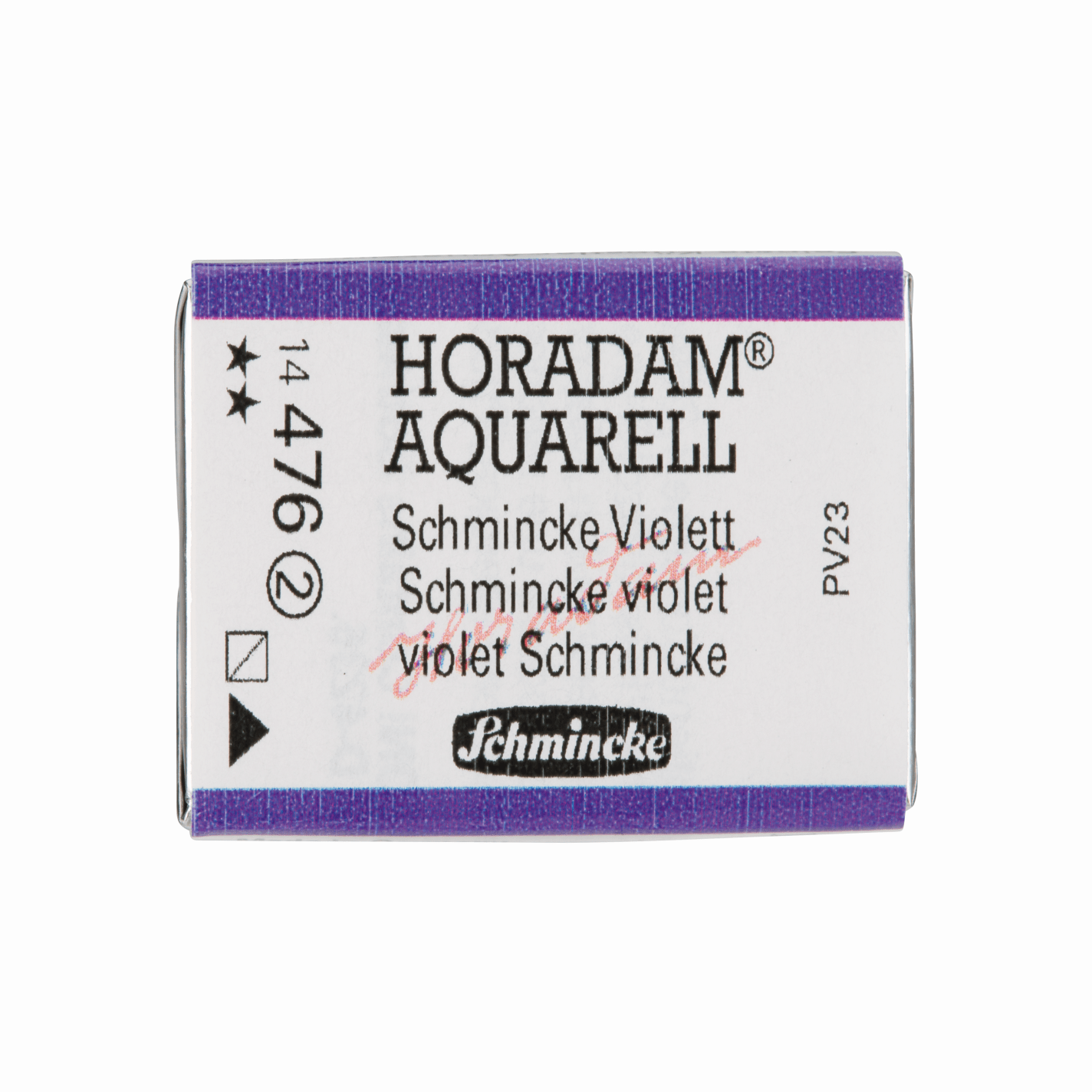 Schmincke Horadam Aquarell pans 1/1 pan Schmincke Violet