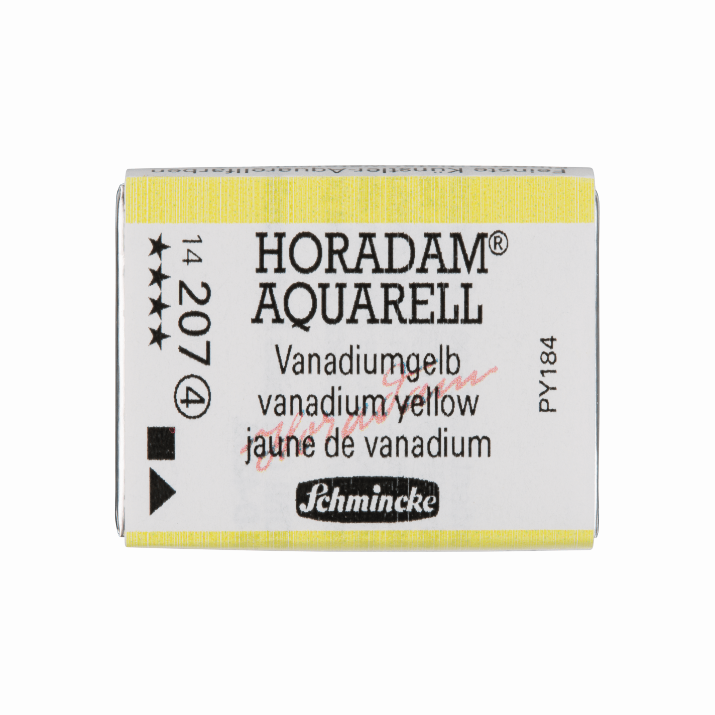 Schmincke Horadam Aquarell pans 1/1 pan Vanadium Yellow