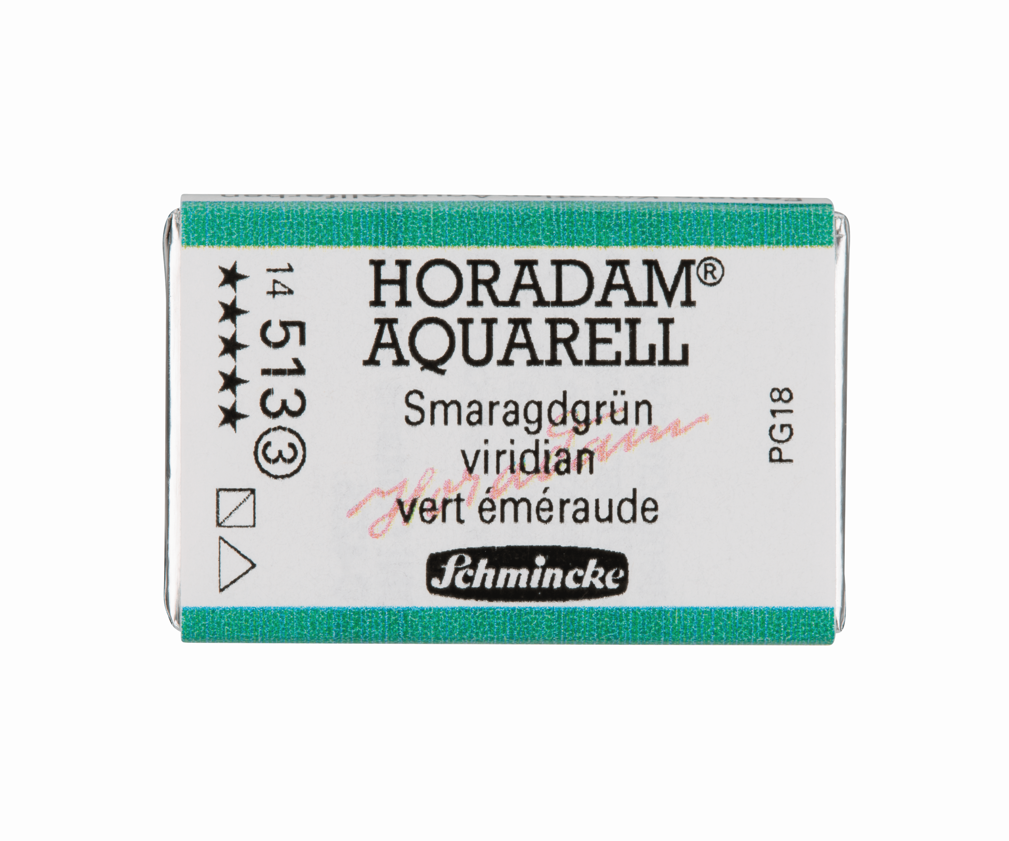 Schmincke Horadam Aquarell pans 1/1 pan Viridian
