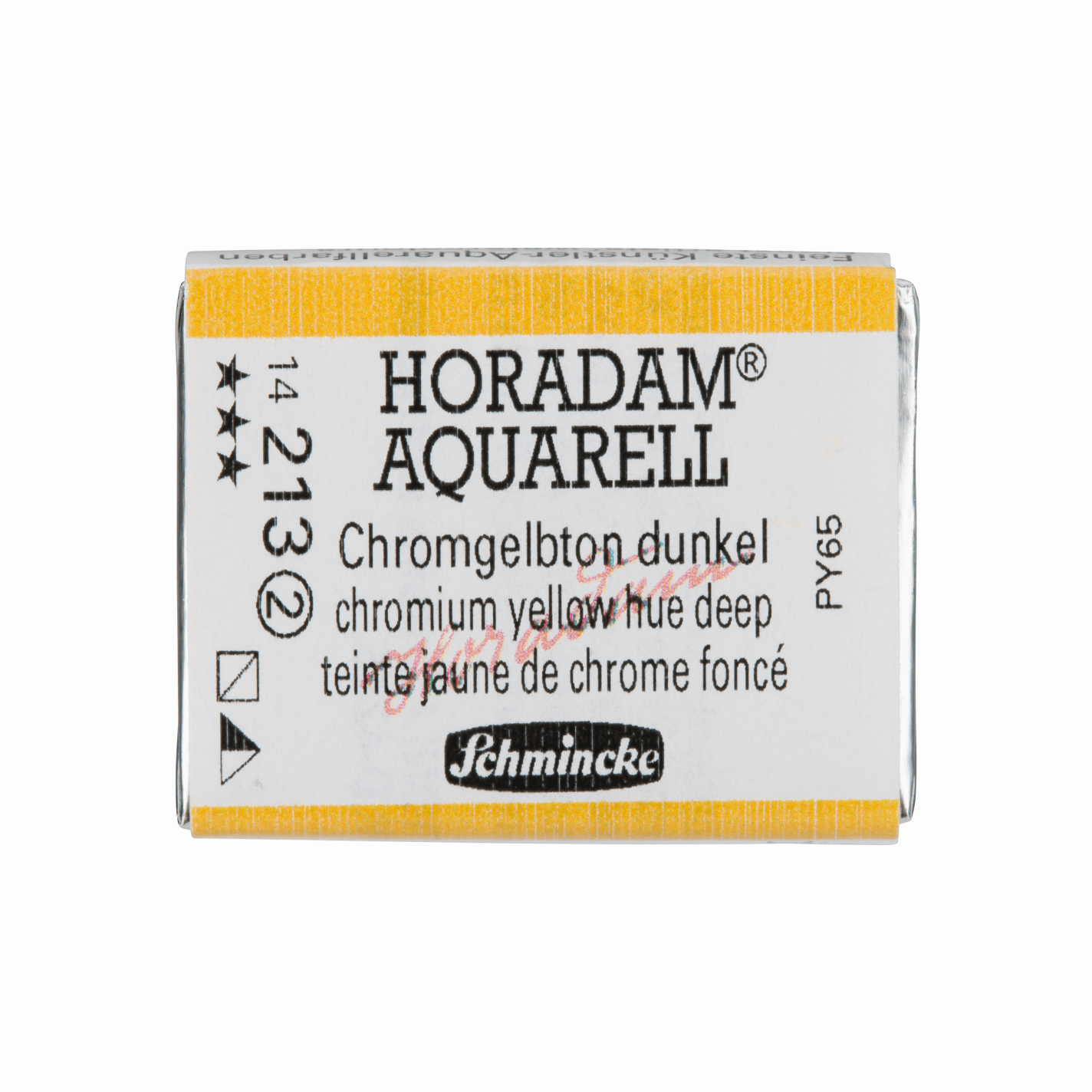 Schmincke Horadam Aquarell pans 1/1 pan Yellow Hue Deep