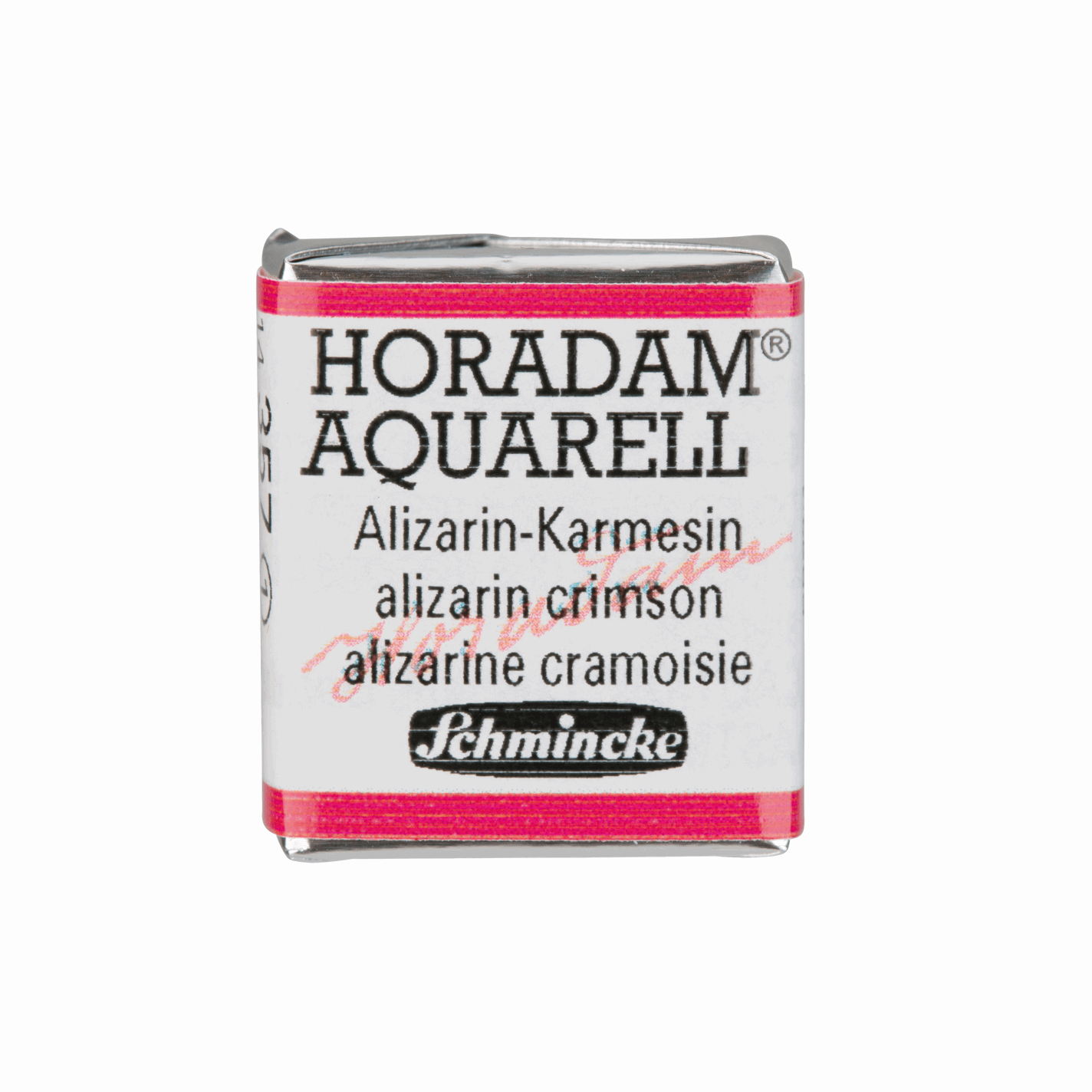 Schmincke Horadam Aquarell pans 1/2 pan Alizarin Crimson